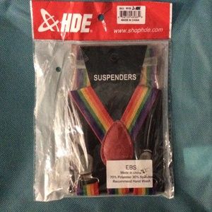 Rainbow suspenders children